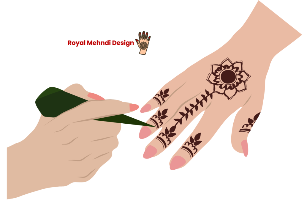 Easy Back Hand Mehndi Design