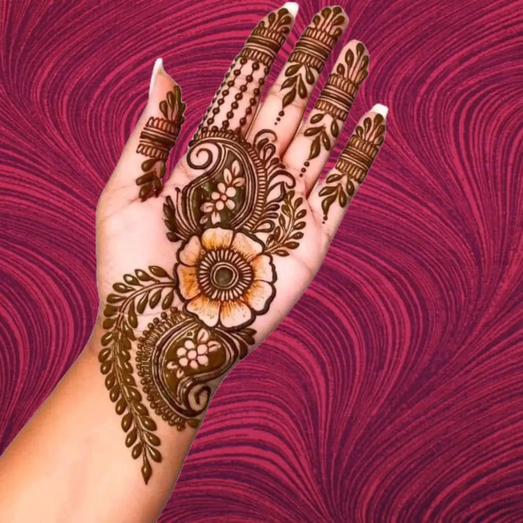 Modern Royal Front Hand Mehndi Design Gallery