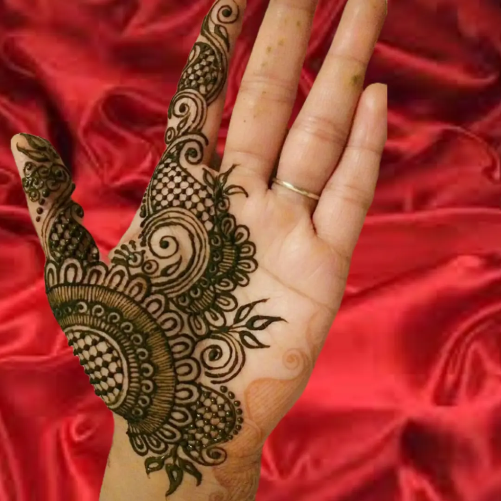 Modern Royal Front Hand Mehndi Design Gallery