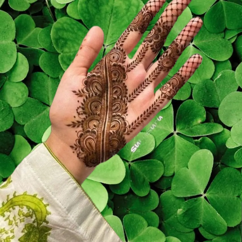 Modern Royal Front Hand Mehndi Design Gallery