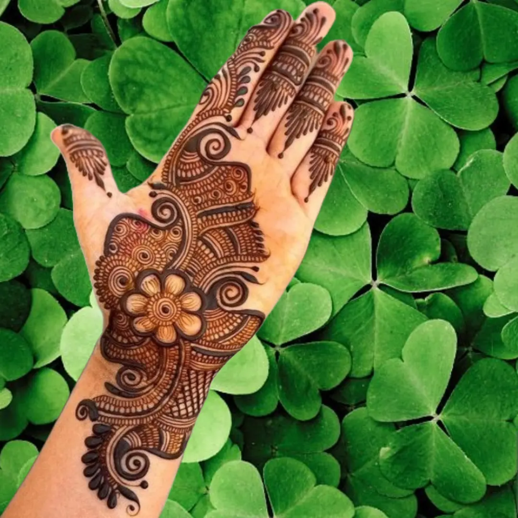 Modern Royal Front Hand Mehndi Design Gallery