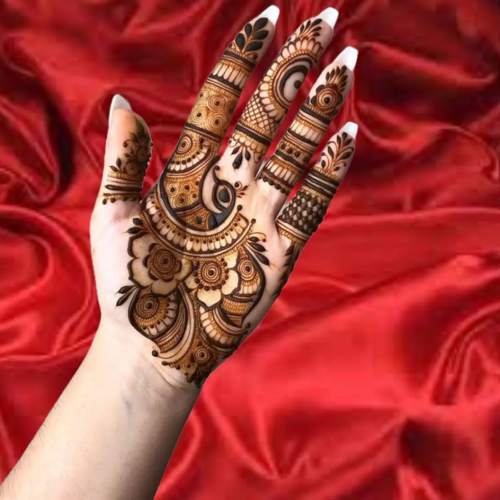 Modern Royal Front Hand Mehndi Design Gallery