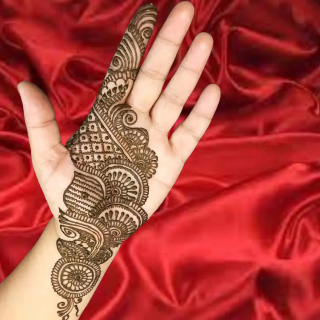 Modern Royal Front Hand Mehndi Design Gallery