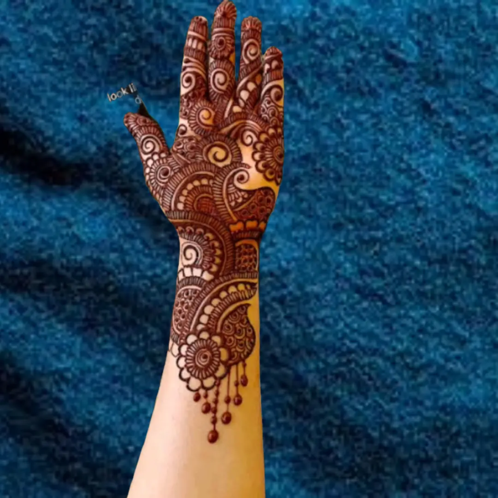 Modern Royal Front Hand Mehndi Design Gallery