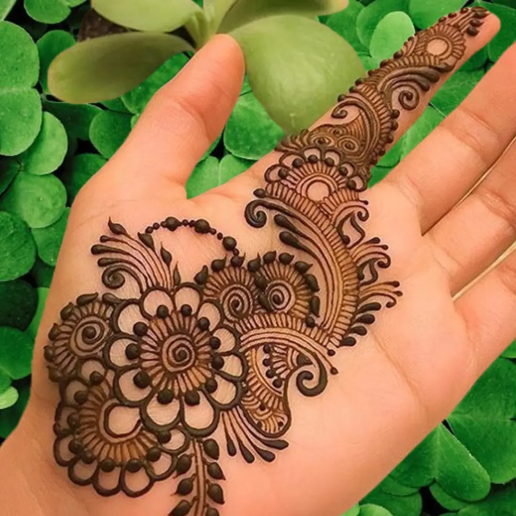 Modern Royal Front Hand Mehndi Design Gallery