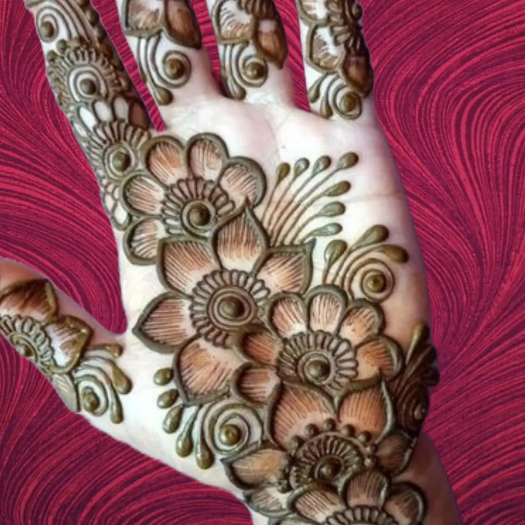 Modern Royal Front Hand Mehndi Design Gallery