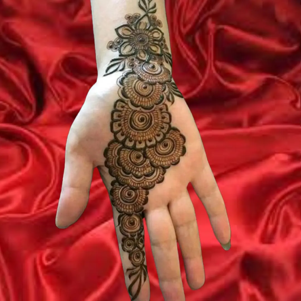 Modern Royal Front Hand Mehndi Design Gallery