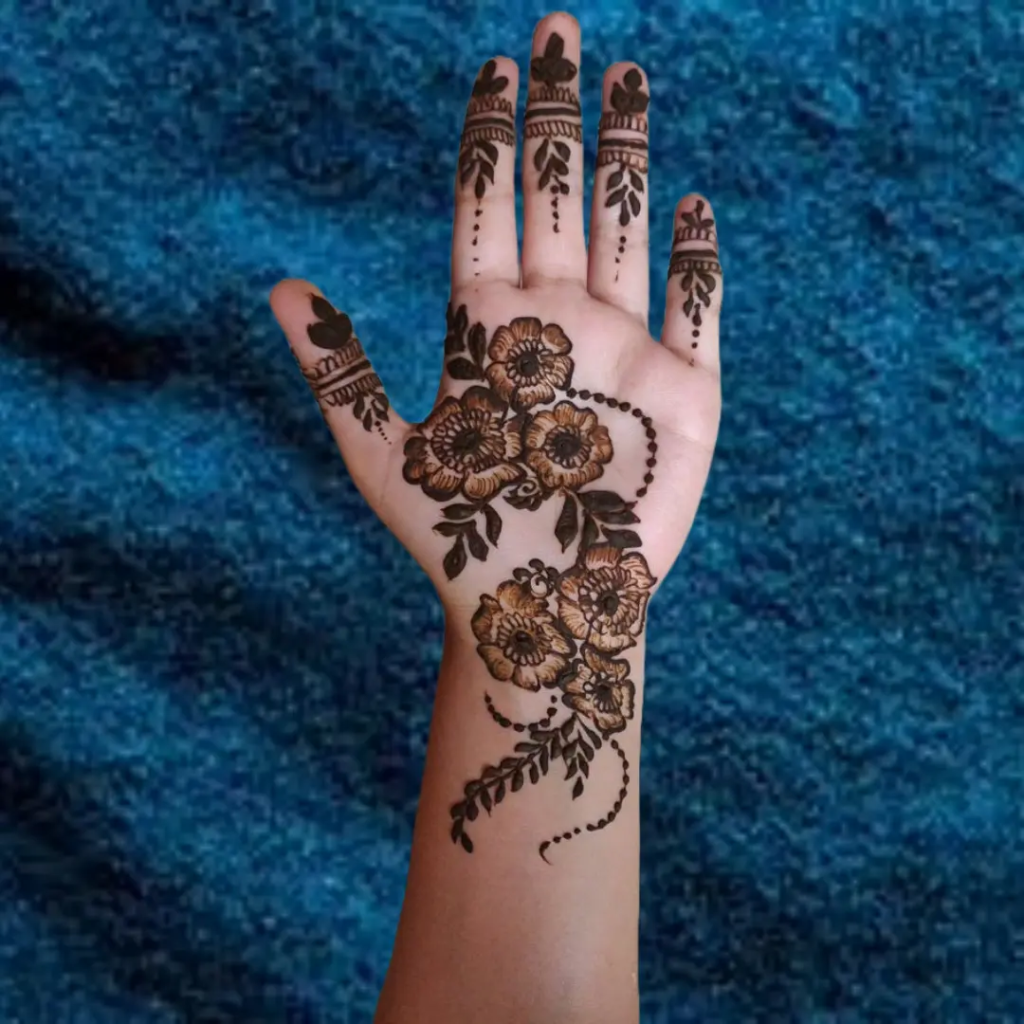 Modern Royal Front Hand Mehndi Design Gallery