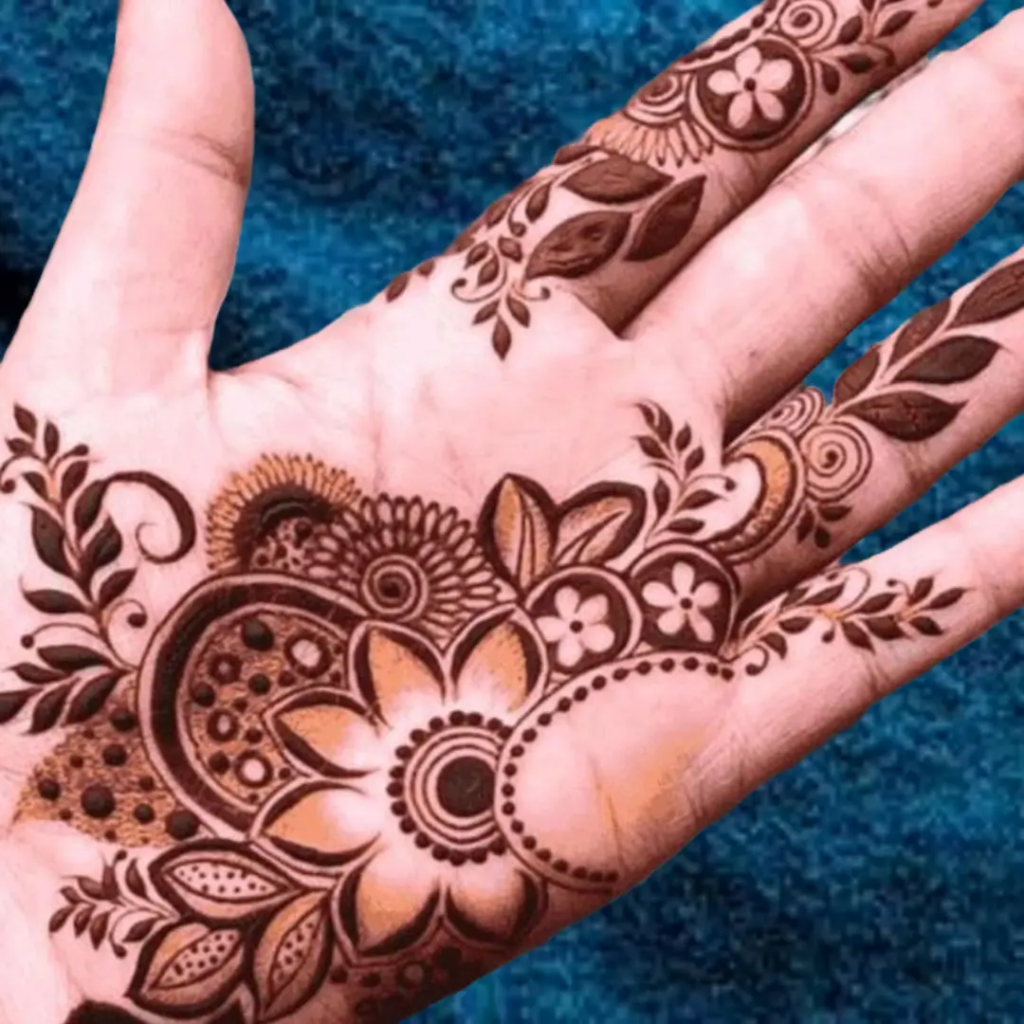 Modern Royal Front Hand Mehndi Design Gallery