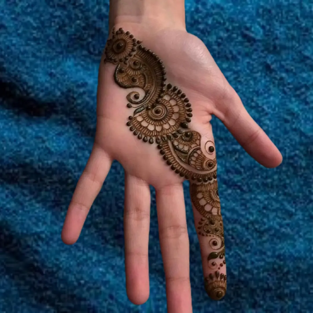 Modern Royal Front Hand Mehndi Design Gallery