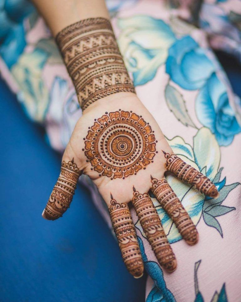 Modern Royal Front Hand Mehndi Design Gallery