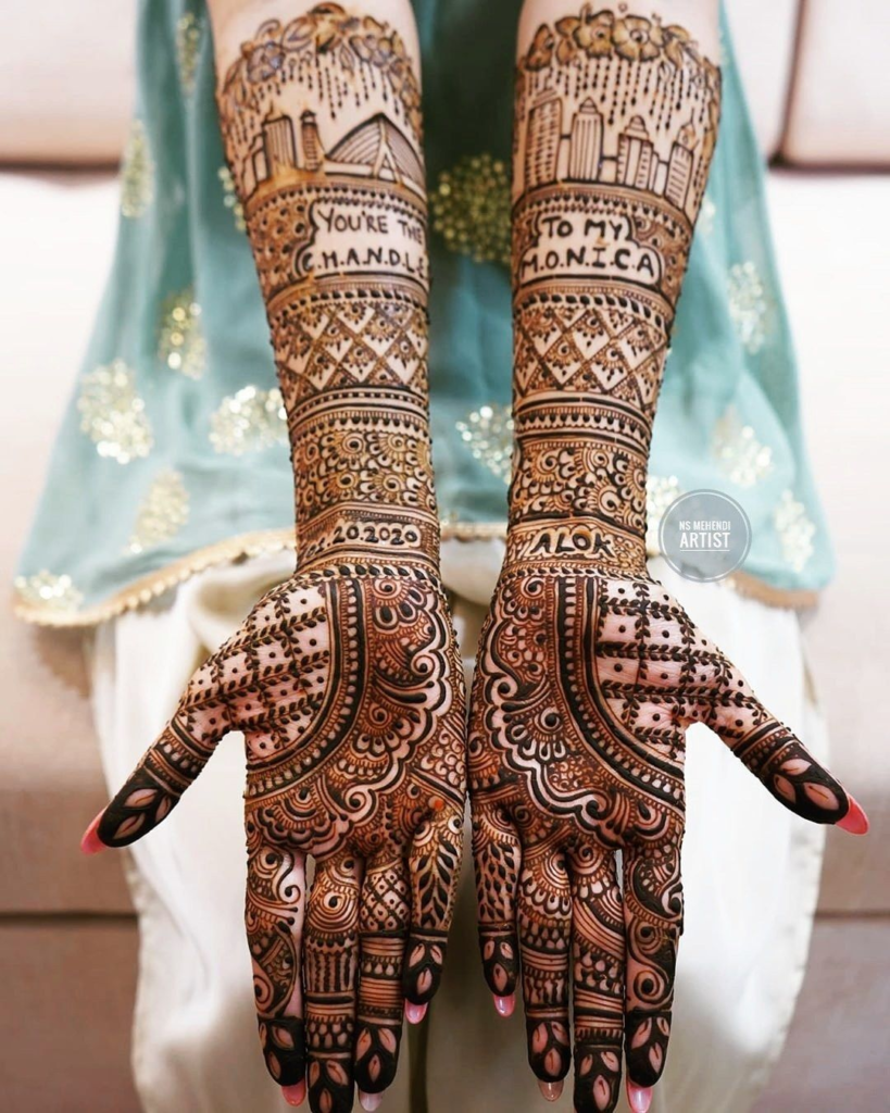 Modern Royal Front Hand Mehndi Design Gallery