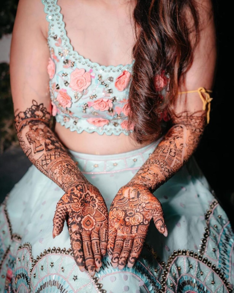 Modern Royal Front Hand Mehndi Design Gallery