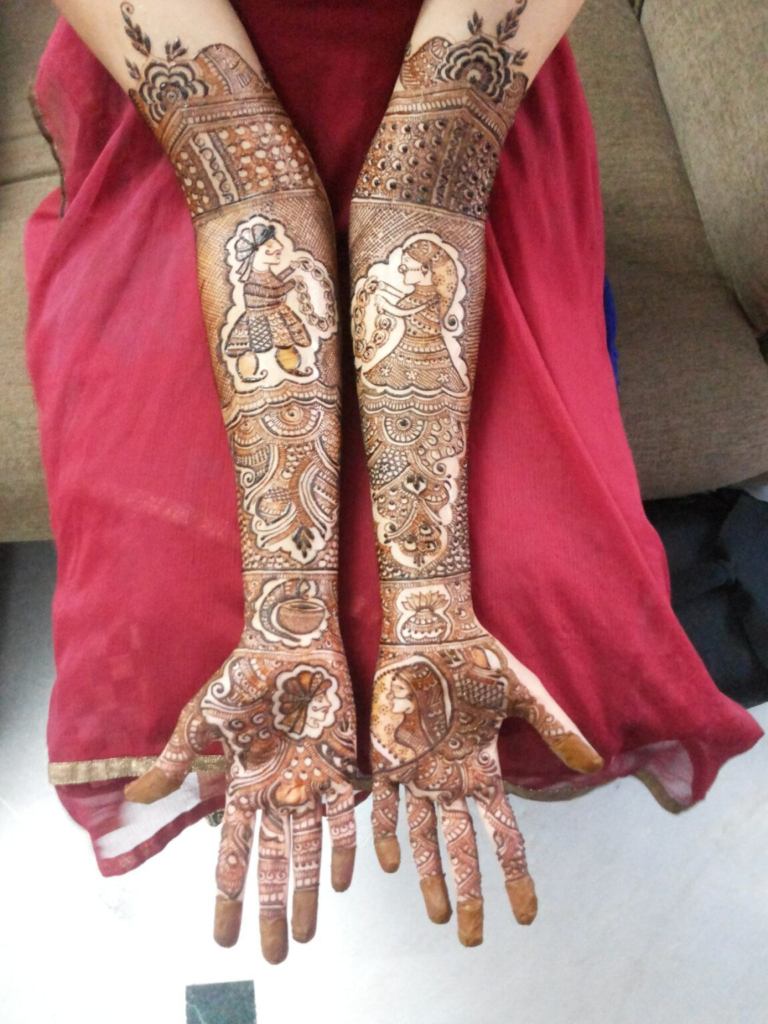 Modern Royal Front Hand Mehndi Design Gallery