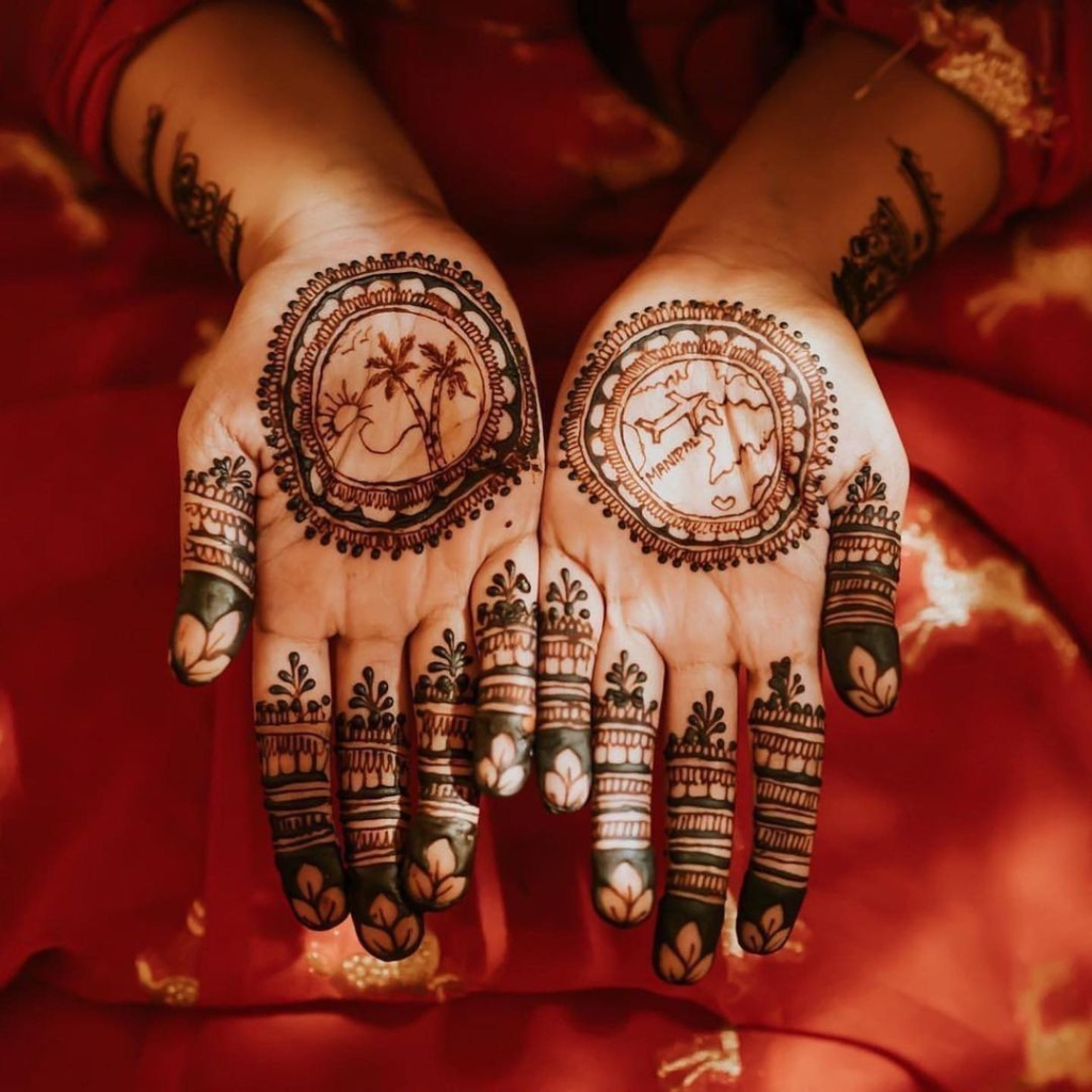 Modern Royal Front Hand Mehndi Design Gallery