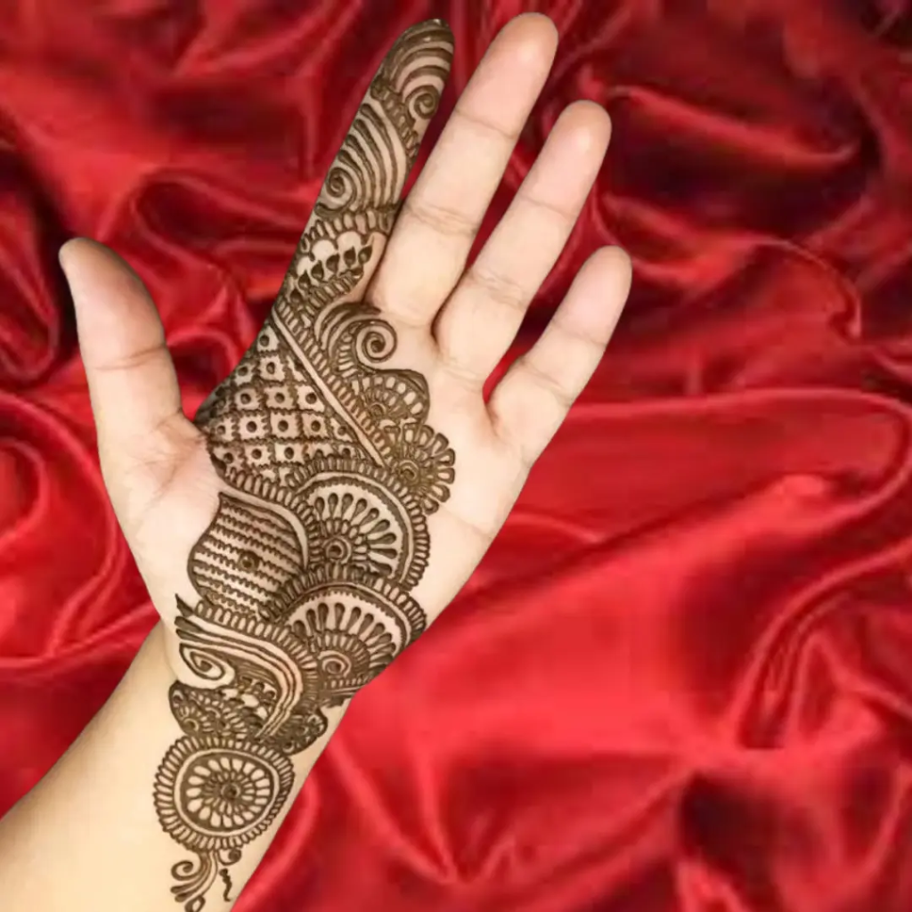 Modern Royal Front Hand Mehndi Design Gallery