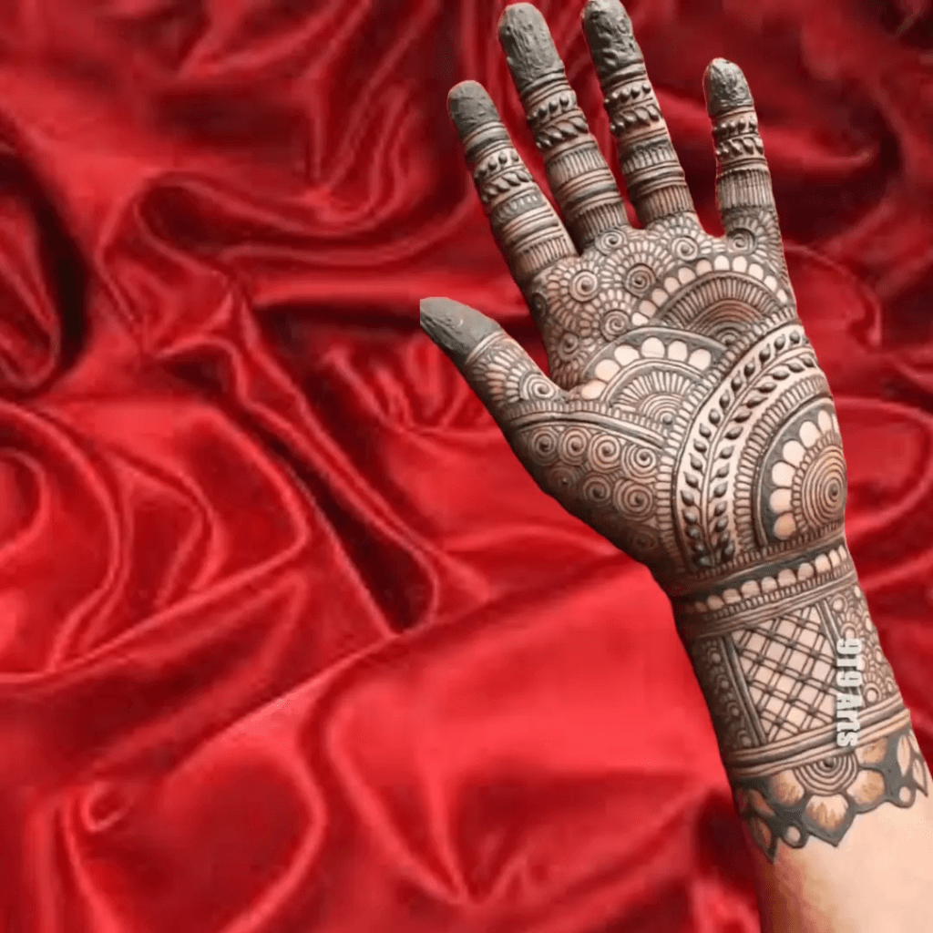 Modern Royal Front Hand Mehndi Design Gallery