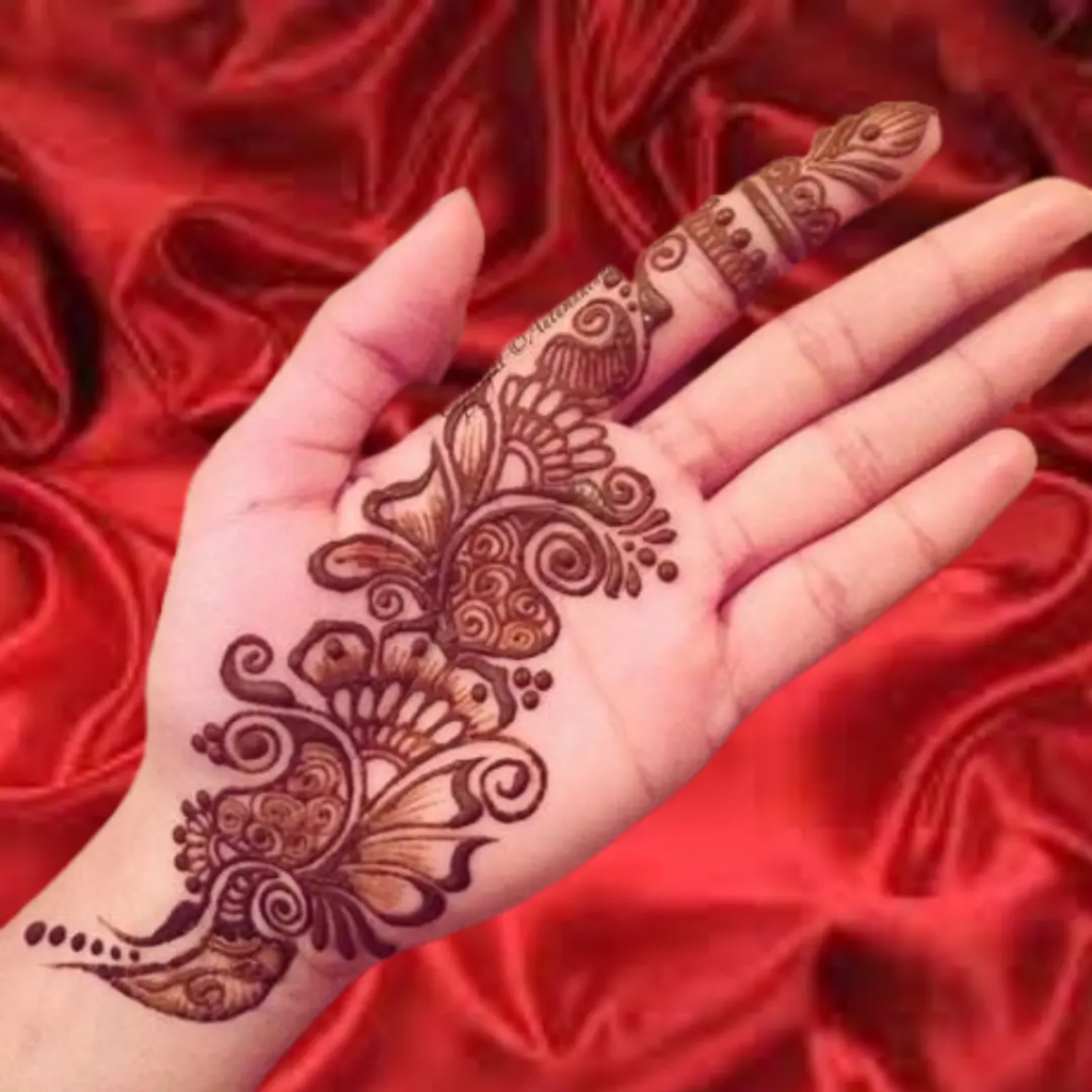 Modern Royal Front Hand Mehndi Design Gallery