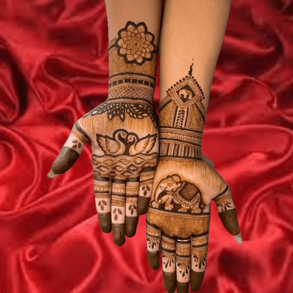 Modern Royal Front Hand Mehndi Design Gallery