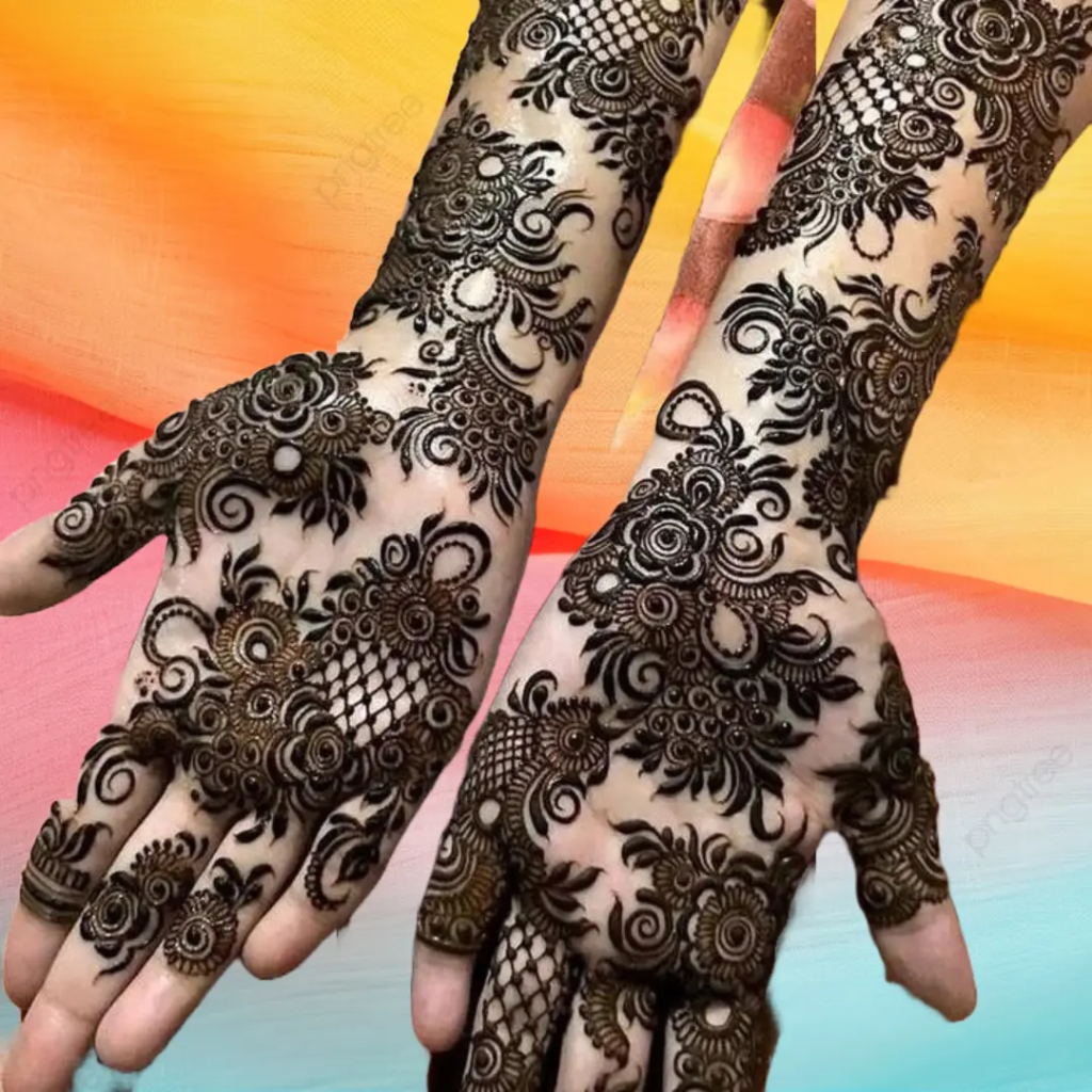 Modern Royal Front Hand Mehndi Design Gallery