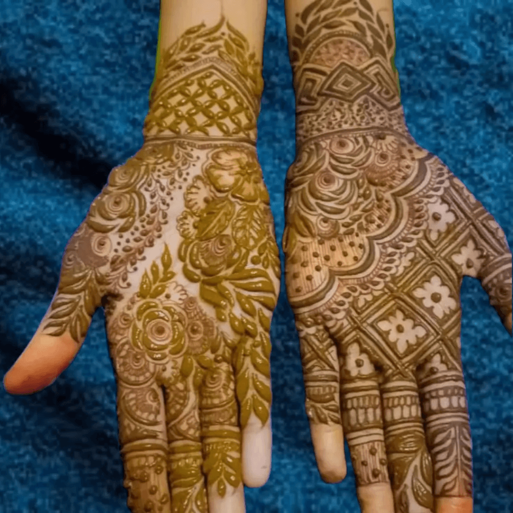 Modern Royal Front Hand Mehndi Design Gallery