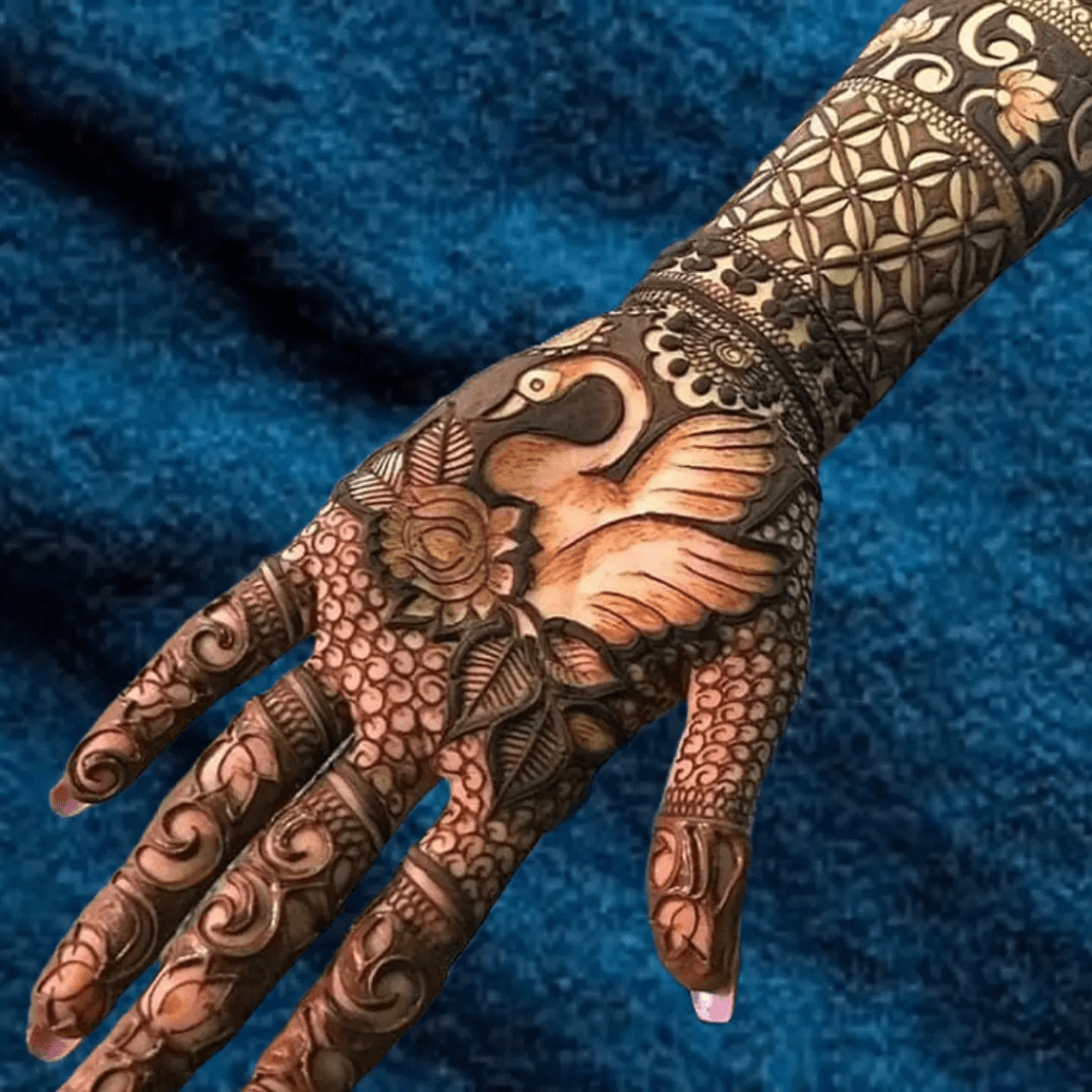 mehndi design front