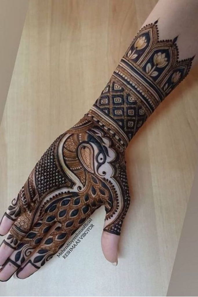 Peacock Mehndi Design