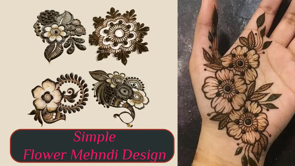 Flower Mehndi Design