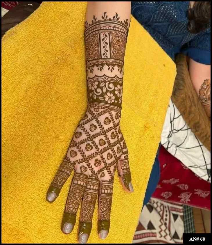 153+ Simple Flower Mehndi Design For Wedding Season