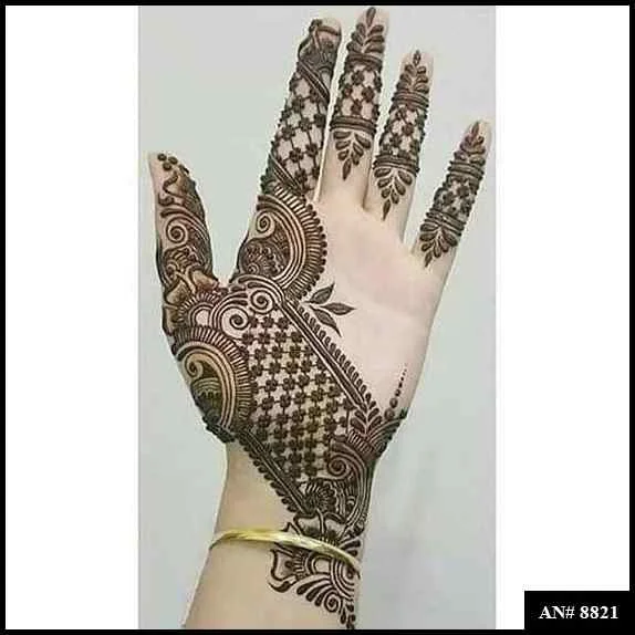 153+ Simple Flower Mehndi Design For Wedding Season