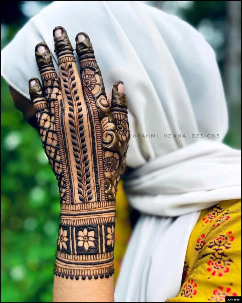 153+ Simple Flower Mehndi Design For Wedding Season