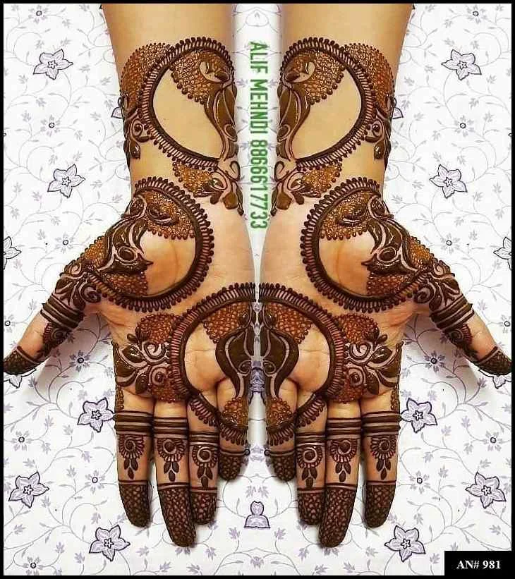 153+ Simple Flower Mehndi Design For Wedding Season