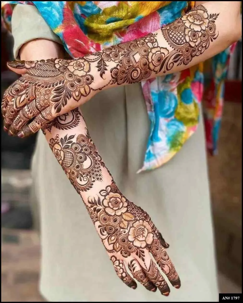 153+ Simple Flower Mehndi Design For Wedding Season