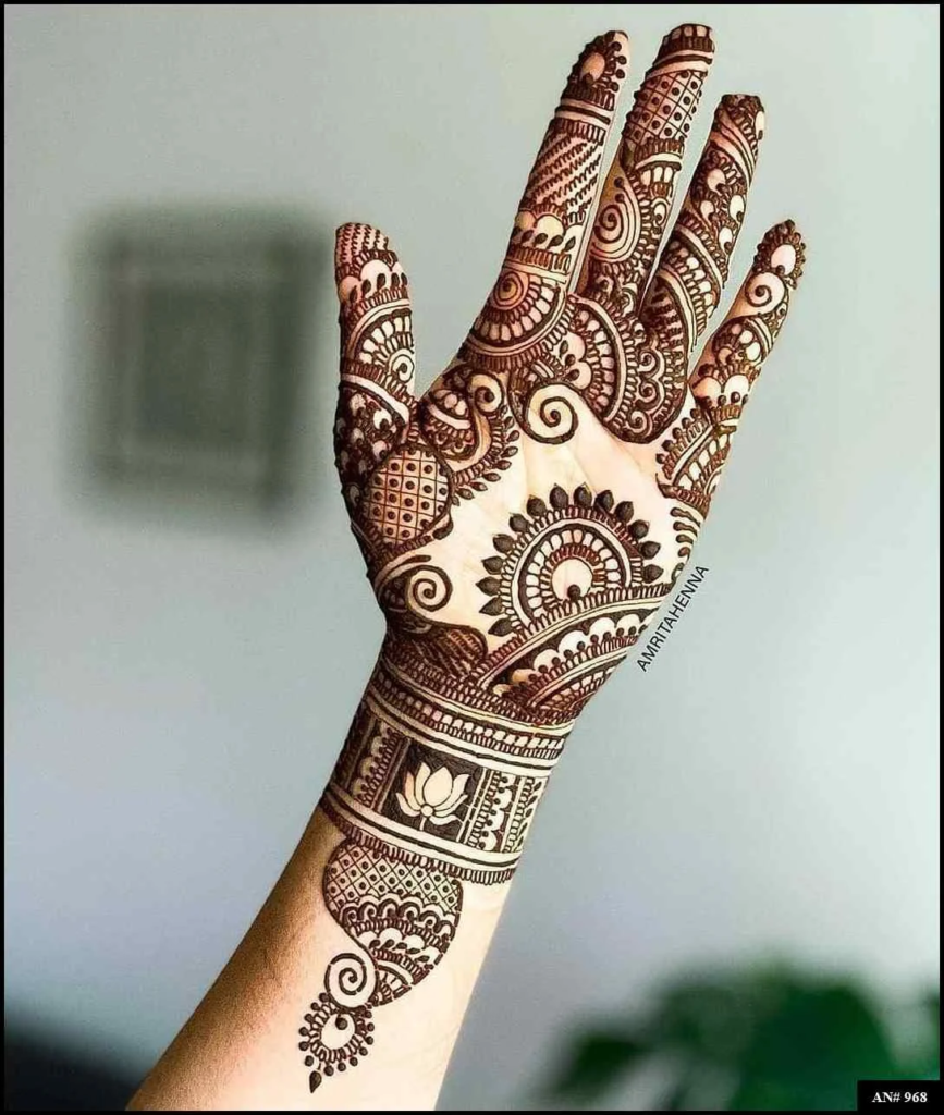 153+ Simple Flower Mehndi Design For Wedding Season