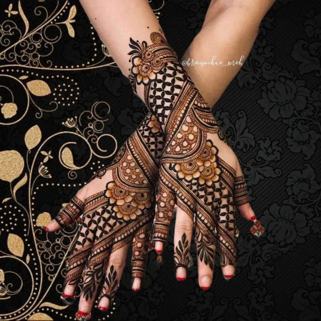 153+ Simple Flower Mehndi Design For Wedding Season