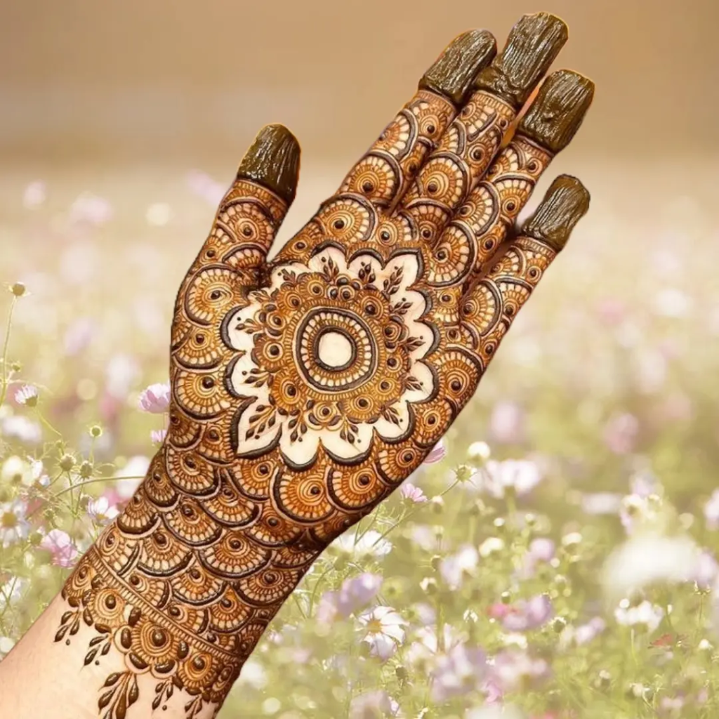 153+ Simple Flower Mehndi Design For Wedding Season