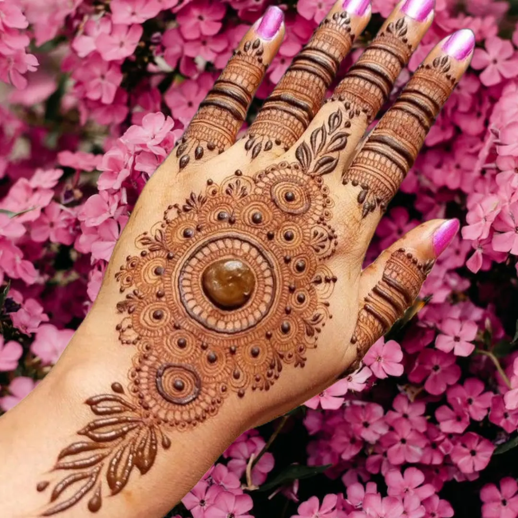 153+ Simple Flower Mehndi Design For Wedding Season