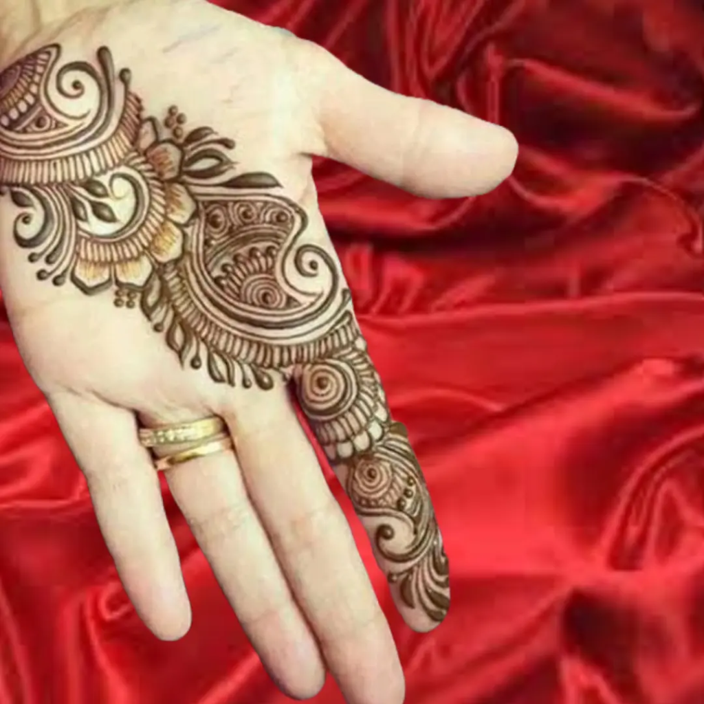 153+ Simple Flower Mehndi Design For Wedding Season