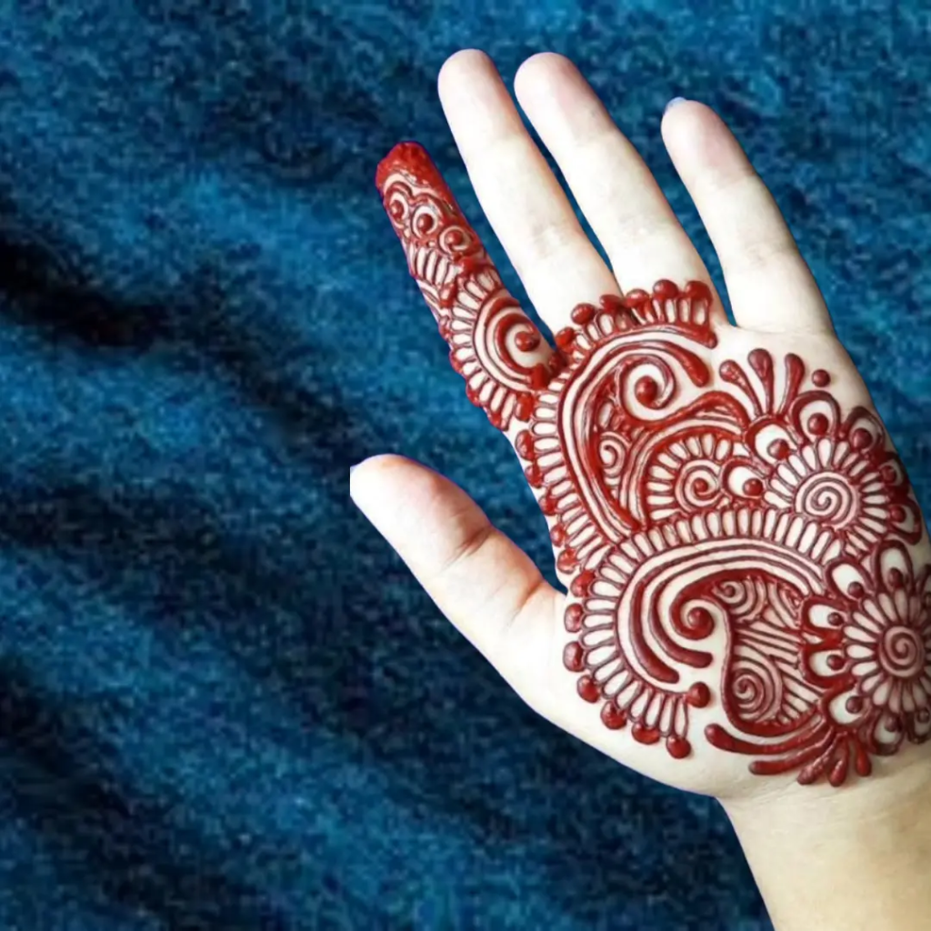 153+ Simple Flower Mehndi Design For Wedding Season