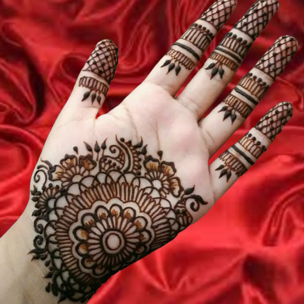 153+ Simple Flower Mehndi Design For Wedding Season