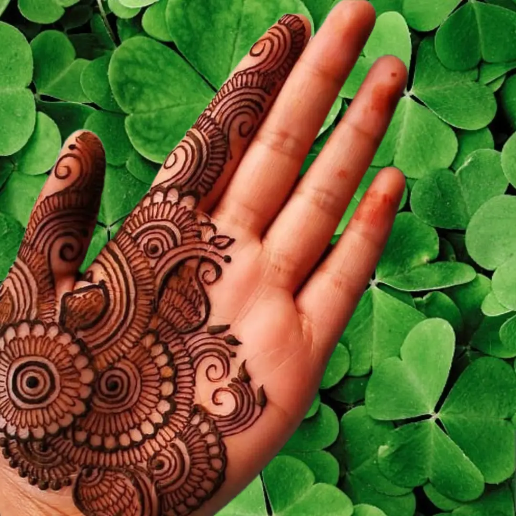 153+ Simple Flower Mehndi Design For Wedding Season