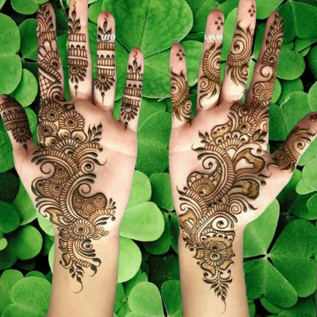 153+ Simple Flower Mehndi Design For Wedding Season