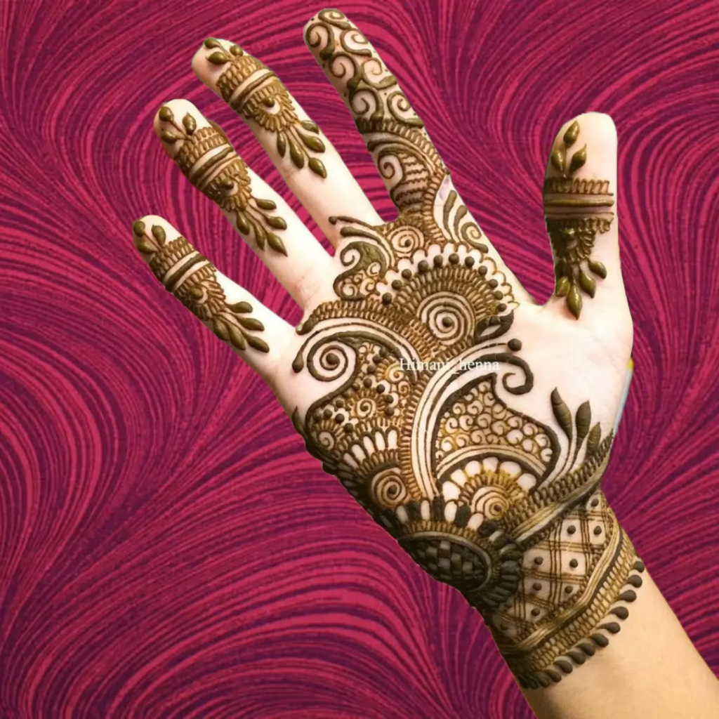 153+ Simple Flower Mehndi Design For Wedding Season