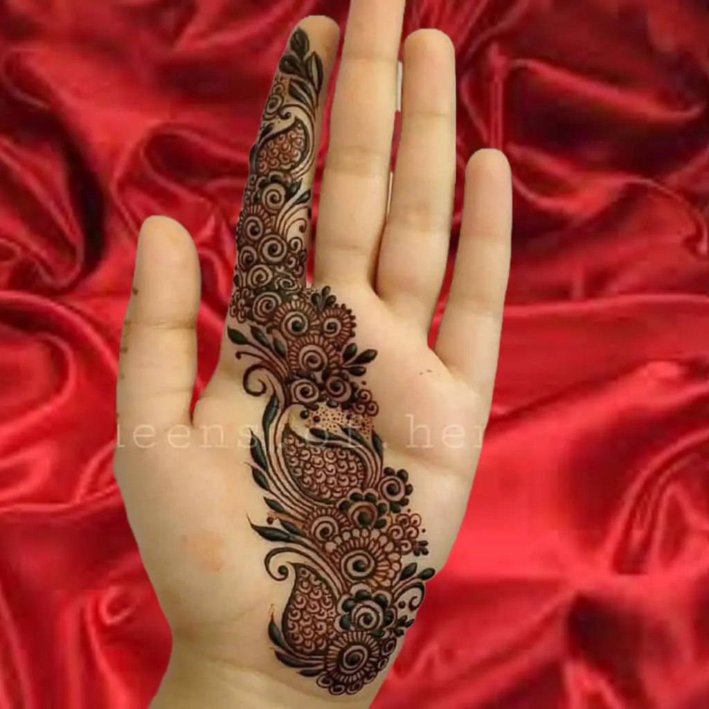 153+ Simple Flower Mehndi Design For Wedding Season