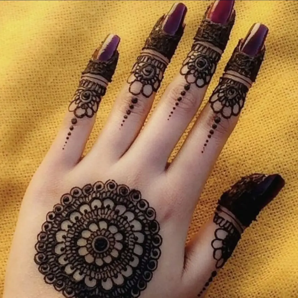 153+ Simple Flower Mehndi Design For Wedding Season