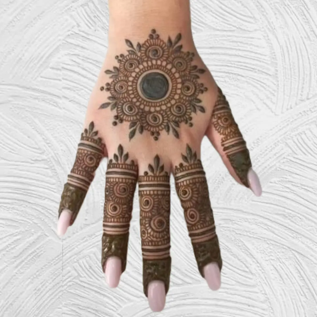 153+ Simple Flower Mehndi Design For Wedding Season