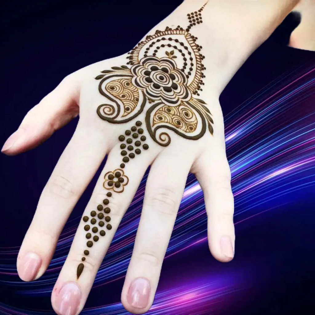 153+ Simple Flower Mehndi Design For Wedding Season