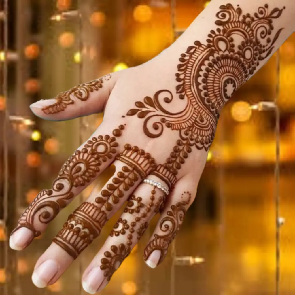 153+ Simple Flower Mehndi Design For Wedding Season