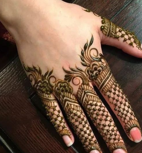 253+ simple mehndi design photo