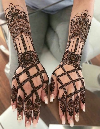 253+ simple mehndi design photo